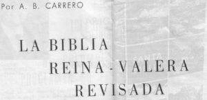 En Honor Del Sexagésimo Aniversario De La Reina-Valera 1960: La Biblia ...